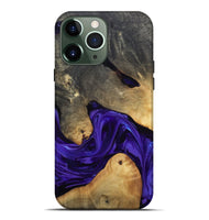 iPhone 13 Pro Max Wood Live Edge Phone Case - Danika (Purple, 815471)