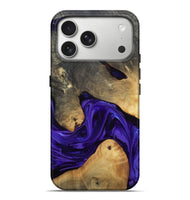 iPhone 17 Pro Max Wood Live Edge Phone Case - Danika (Purple, 815471)