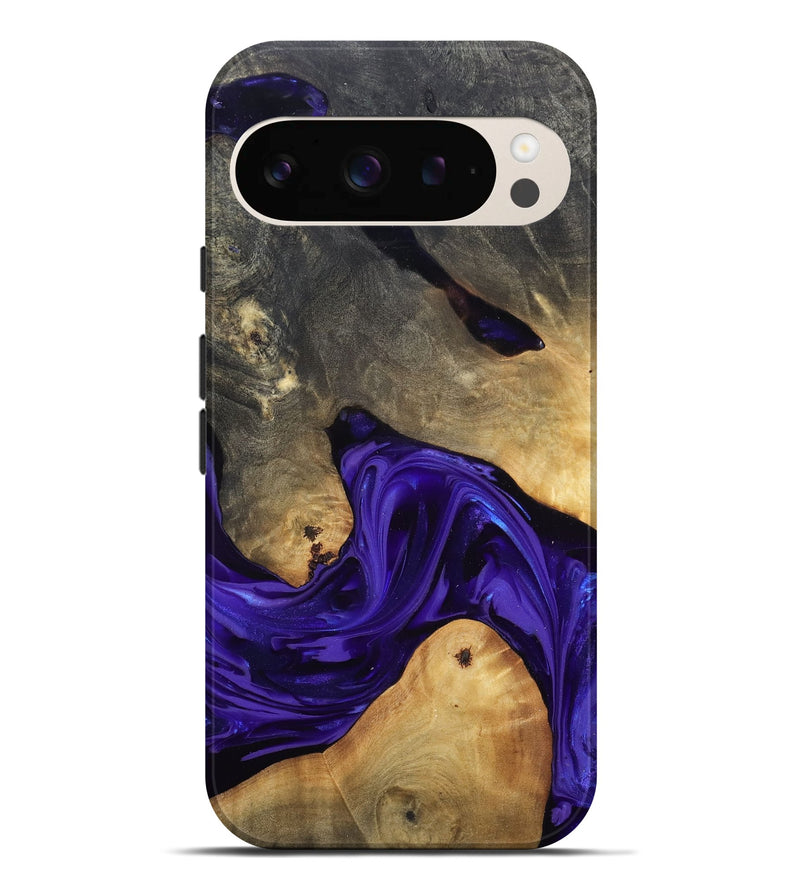 Pixel 9 Pro XL Wood Live Edge Phone Case - Danika (Purple, 815471)