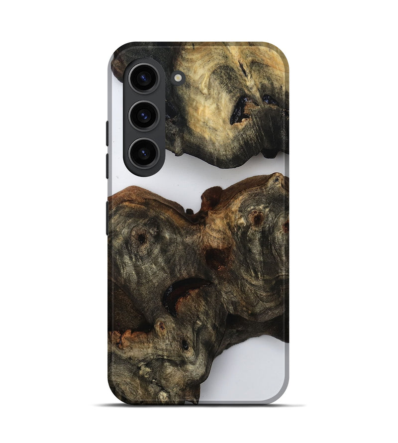Galaxy S23 Wood Live Edge Phone Case - Minta (Clear, 815474)