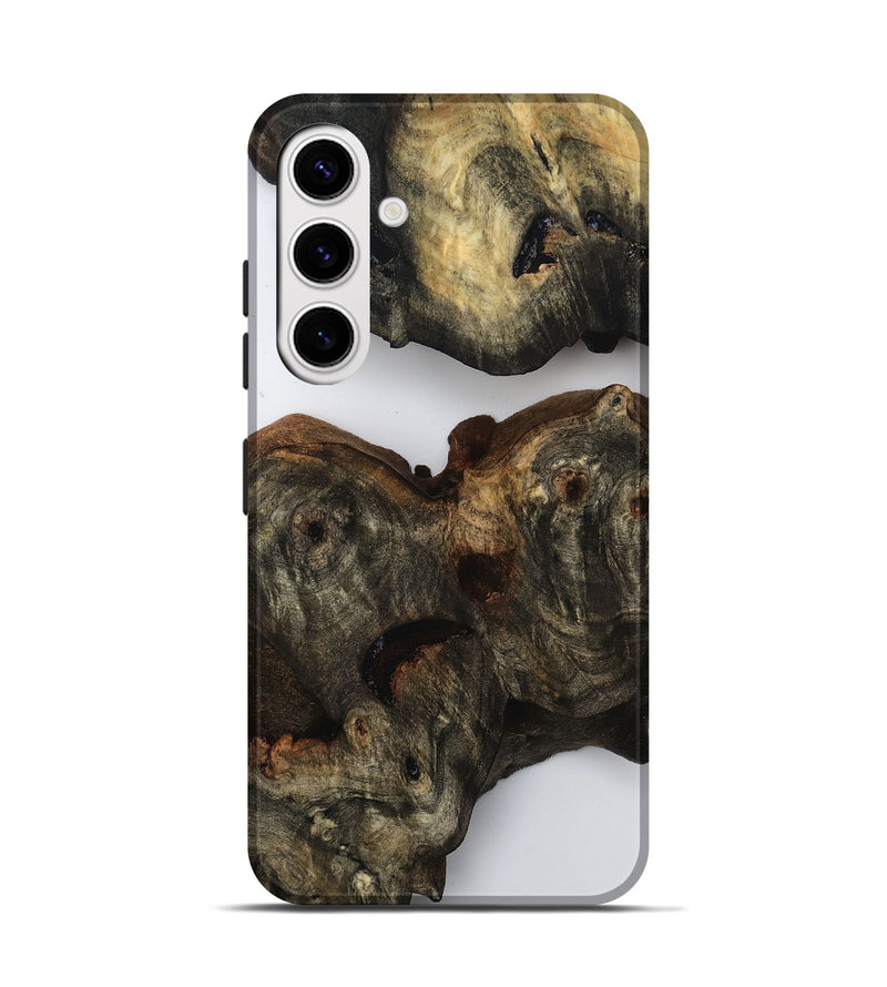 Galaxy S25 Wood Live Edge Phone Case - Minta (Clear, 815474)