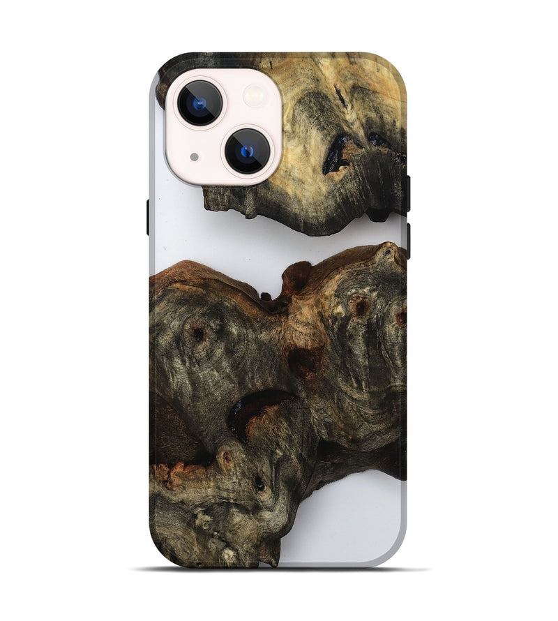 iPhone 14 Wood Live Edge Phone Case - Minta (Clear, 815474)