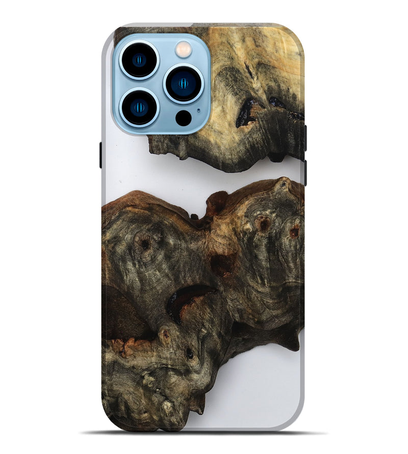 iPhone 14 Pro Max Wood Live Edge Phone Case - Minta (Clear, 815474)