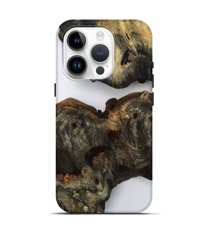 iPhone 15 Pro Wood Live Edge Phone Case - Minta (Clear, 815474)