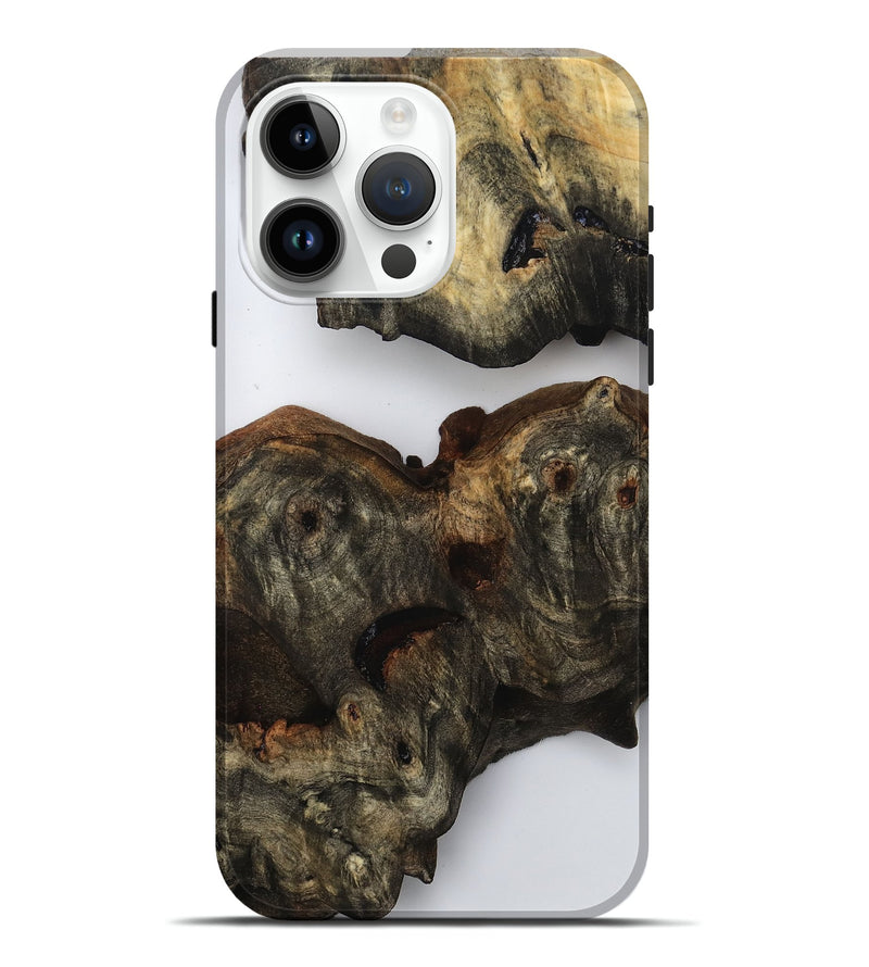 iPhone 15 Pro Max Wood Live Edge Phone Case - Minta (Clear, 815474)
