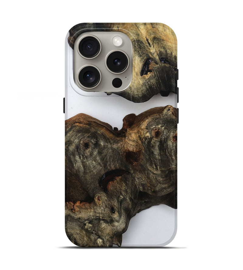iPhone 16 Pro Wood Live Edge Phone Case - Minta (Clear, 815474)