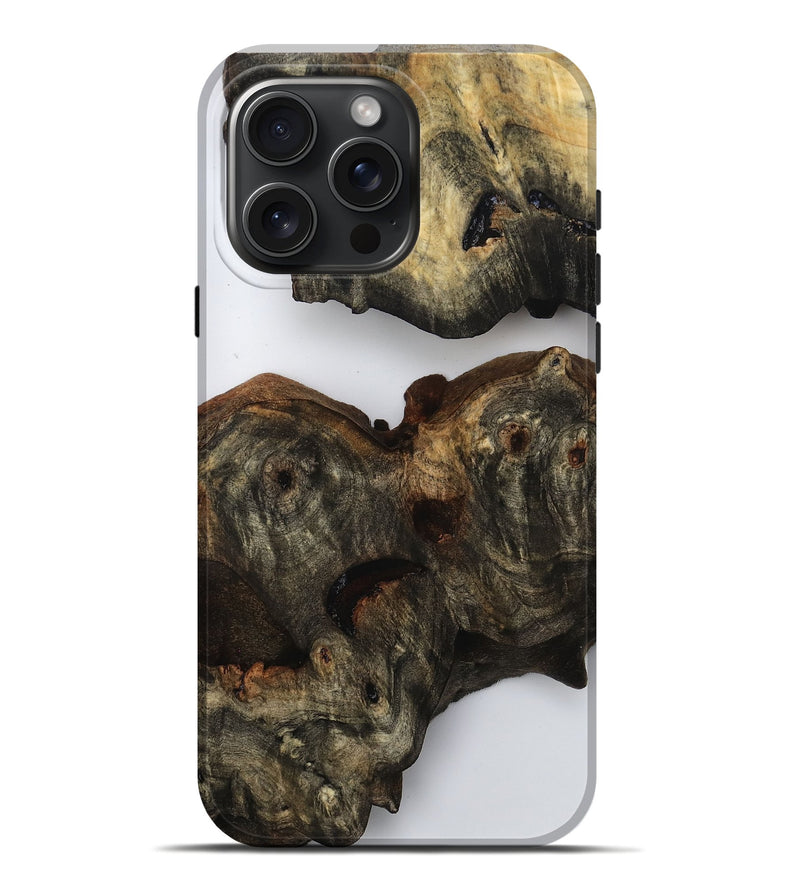 iPhone 16 Pro Max Wood Live Edge Phone Case - Minta (Clear, 815474)