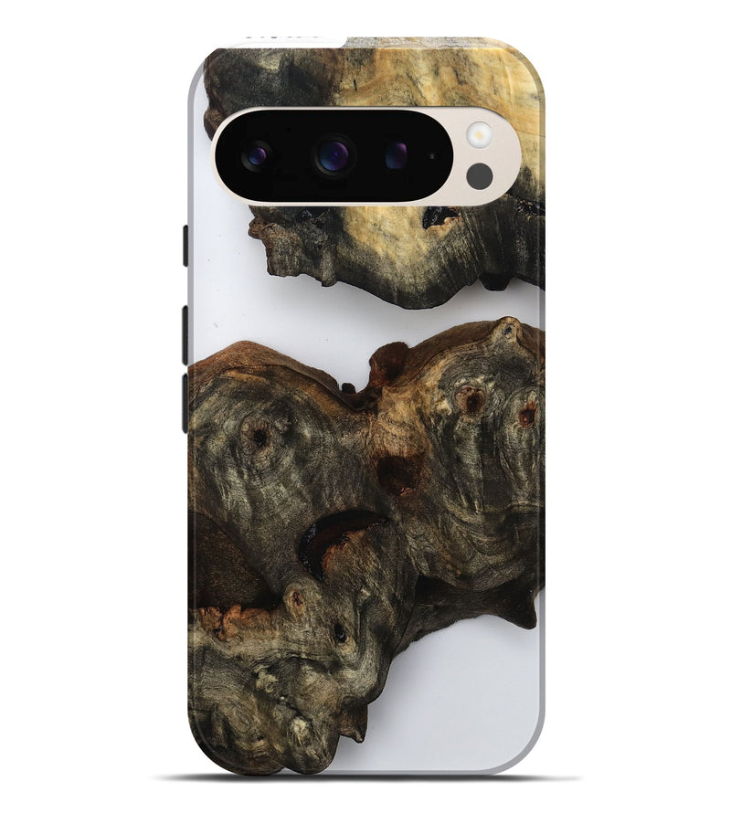 Pixel 9 Pro XL Wood Live Edge Phone Case - Minta (Clear, 815474)