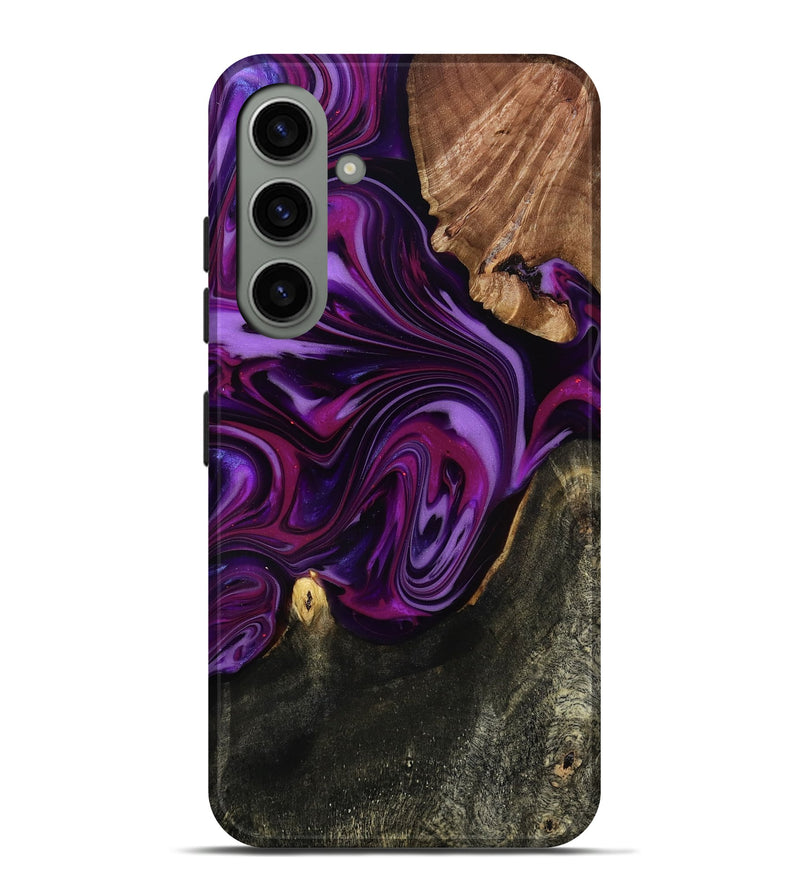 Galaxy S24 Plus Wood Live Edge Phone Case - Osvaldo (Purple, 815476)