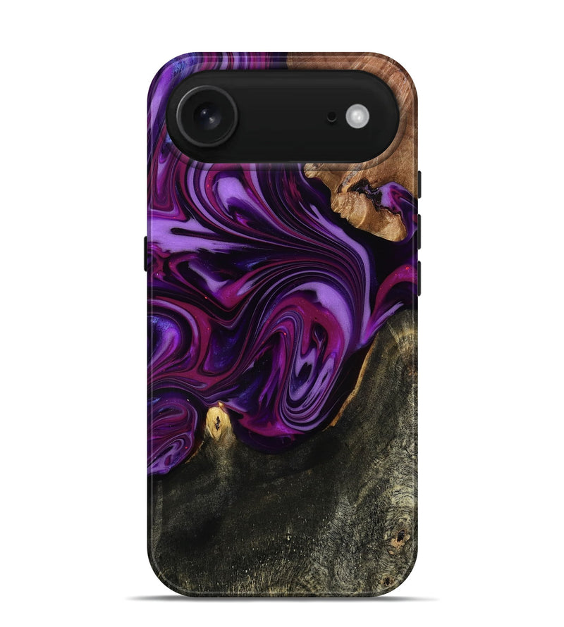 iPhone 17 Air Wood Live Edge Phone Case - Osvaldo (Purple, 815476)