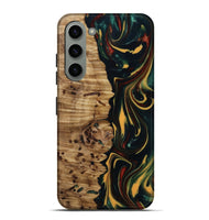 Galaxy S23 Plus Wood Live Edge Phone Case - Darla (Green, 815478)