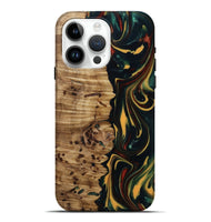 iPhone 15 Pro Max Wood Live Edge Phone Case - Darla (Green, 815478)