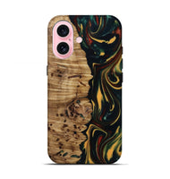 iPhone 17 Wood Live Edge Phone Case - Darla (Green, 815478)