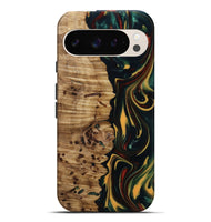 Pixel 9 Pro XL Wood Live Edge Phone Case - Darla (Green, 815478)