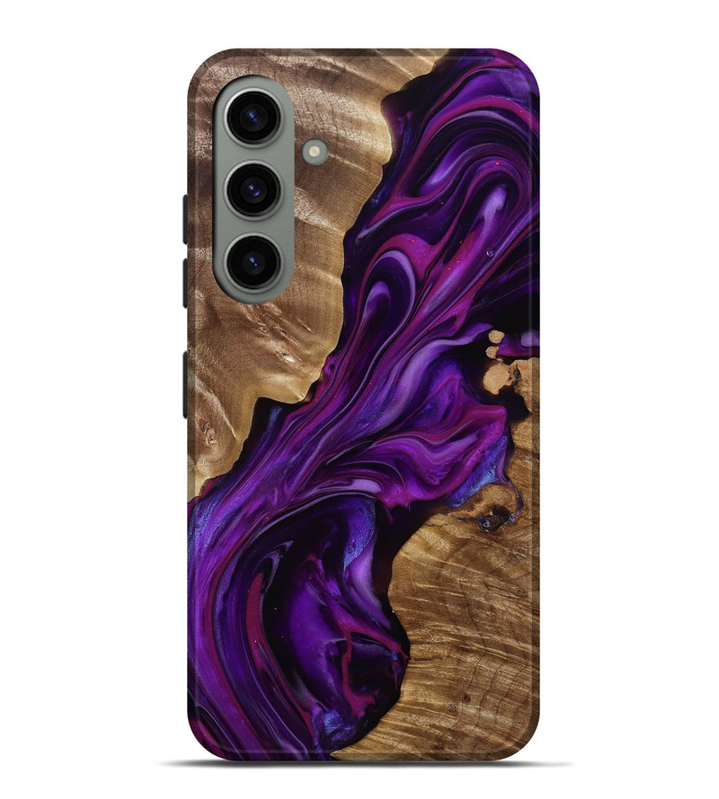Galaxy S24 Plus Wood Live Edge Phone Case - Tennie (Purple, 815484)
