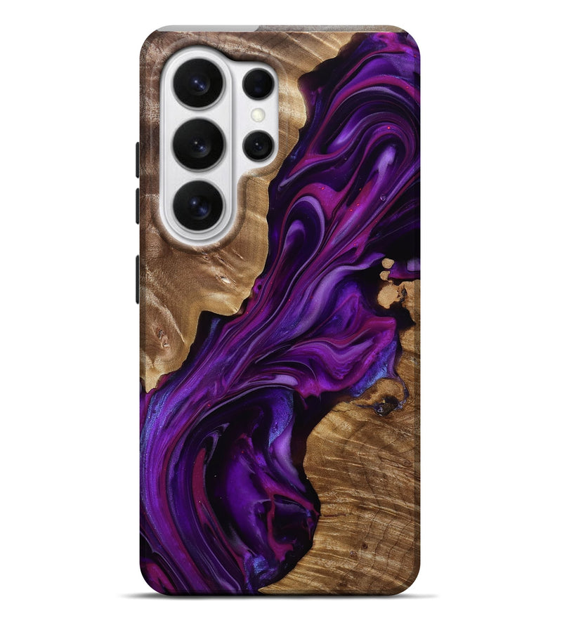 Galaxy S26 Ultra Wood Live Edge Phone Case - Tennie (Purple, 815484)