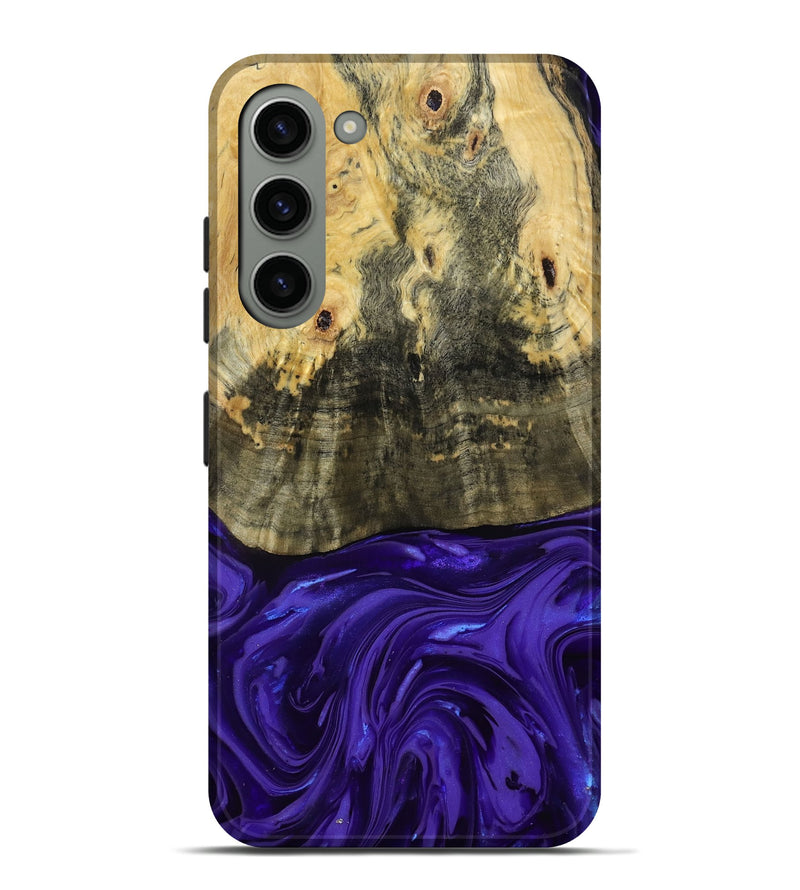 Galaxy S23 Plus Wood Live Edge Phone Case - Donavan (Purple, 815486)