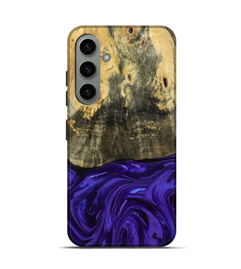 Galaxy S24 Wood Live Edge Phone Case - Donavan (Purple, 815486)