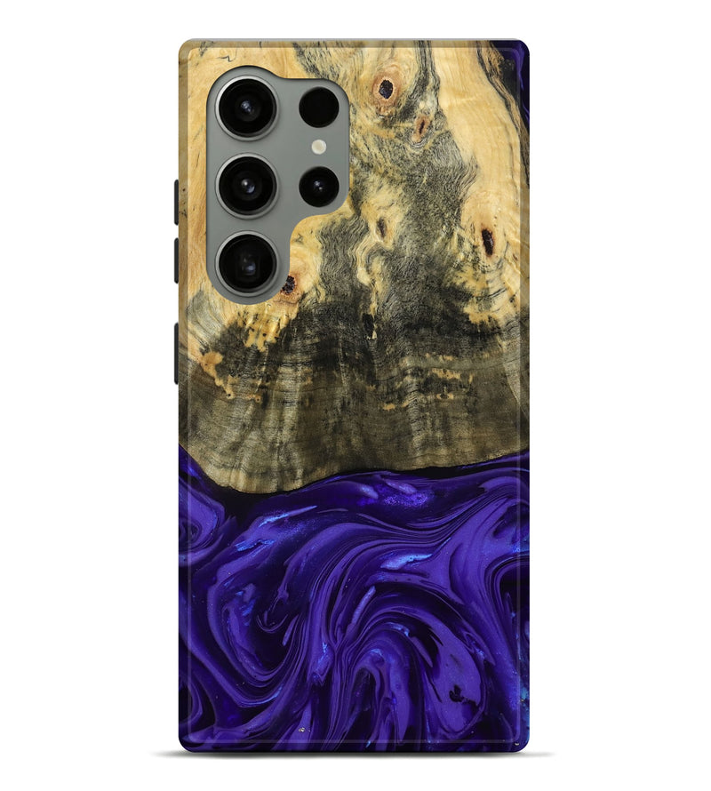 Galaxy S24 Ultra Wood Live Edge Phone Case - Donavan (Purple, 815486)