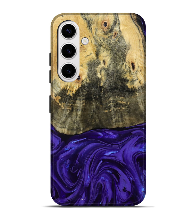 Galaxy S25 Plus Wood Live Edge Phone Case - Donavan (Purple, 815486)