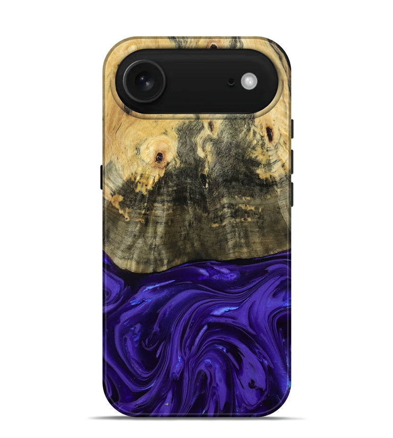 iPhone 17 Air Wood Live Edge Phone Case - Donavan (Purple, 815486)