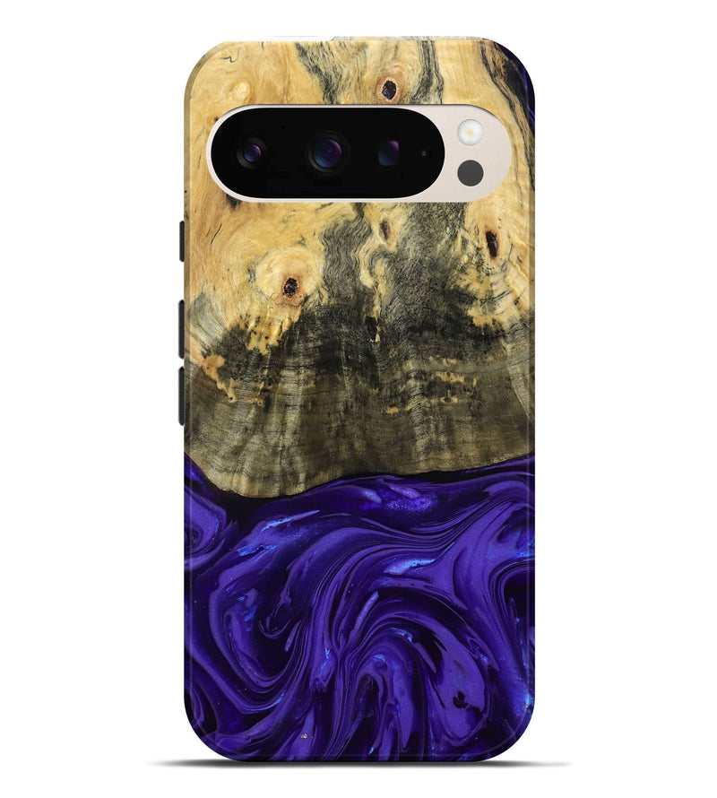 Pixel 10 Pro XL Wood Live Edge Phone Case - Donavan (Purple, 815486)