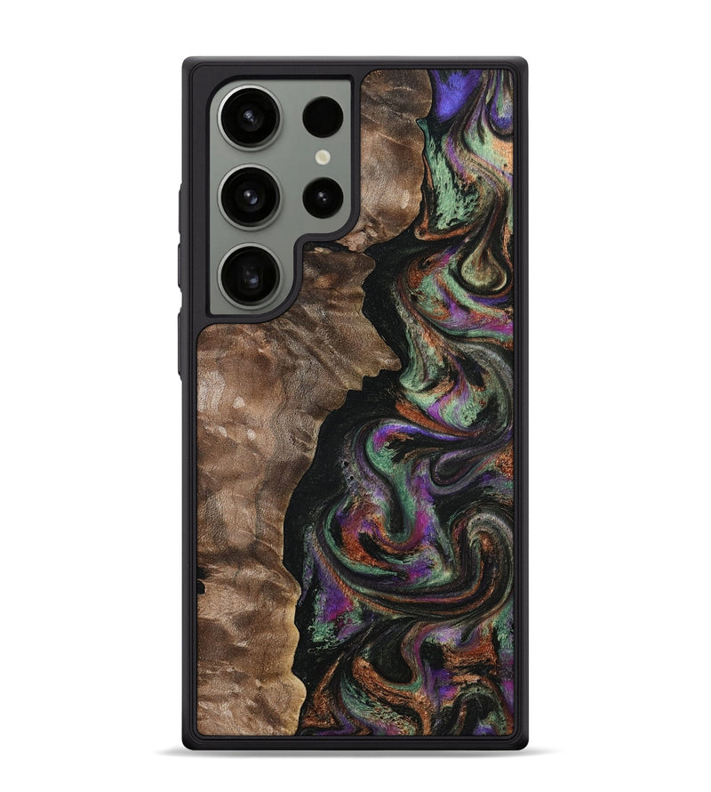 Galaxy S24 Ultra Wood Phone Case - Herbert (Green, 815491)