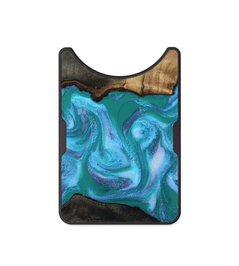 Alloy Wood Wallet - Nya (Blue, 815492)