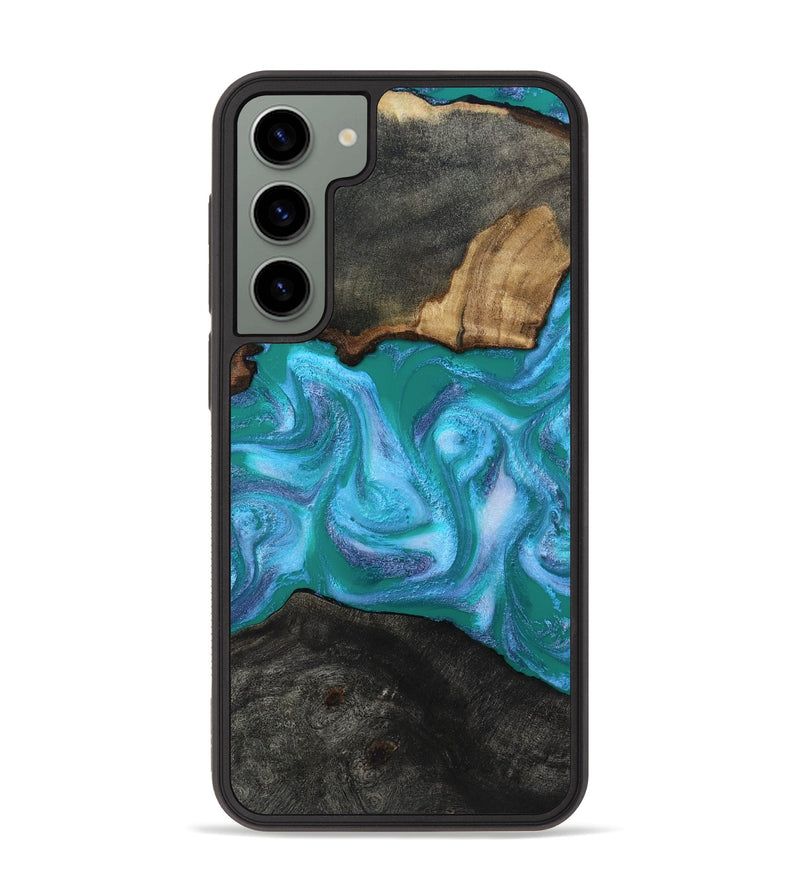 Galaxy S23 Plus Wood Phone Case - Nya (Blue, 815492)