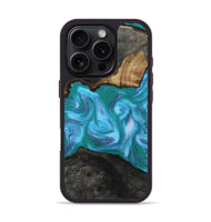iPhone 16 Pro Wood Phone Case - Nya (Blue, 815492)
