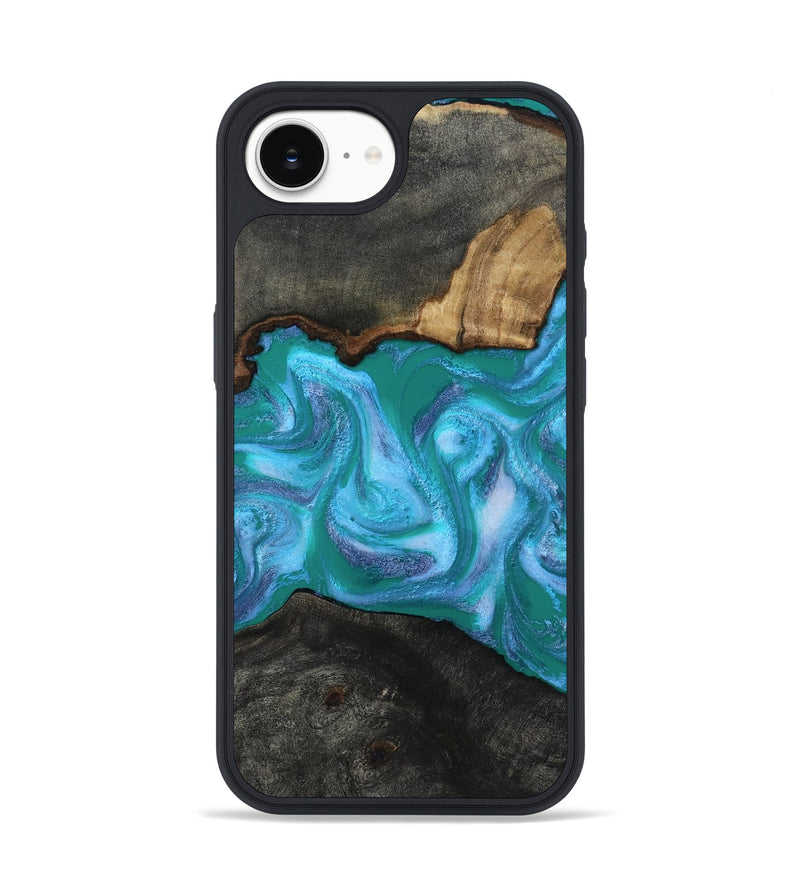 iPhone 17e Wood Phone Case - Nya (Blue, 815492)