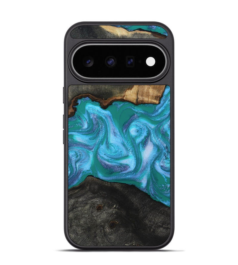 Pixel 11 Pro Wood Phone Case - Nya (Blue, 815492)