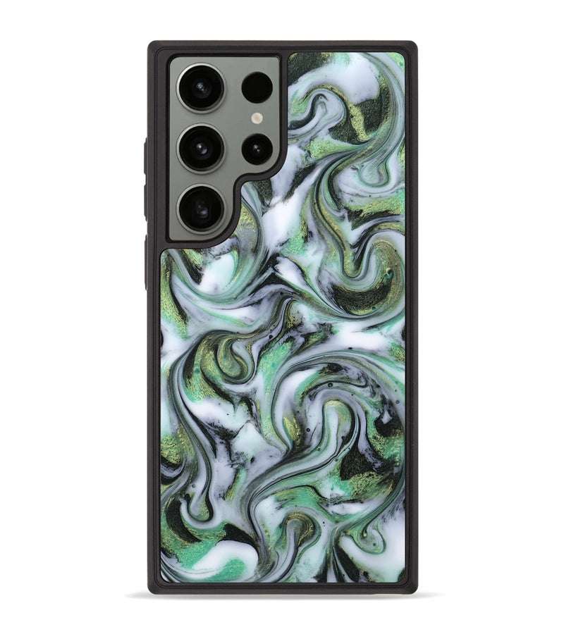 Galaxy S23 Ultra ResinArt Phone Case - Justine (Green, 815528)