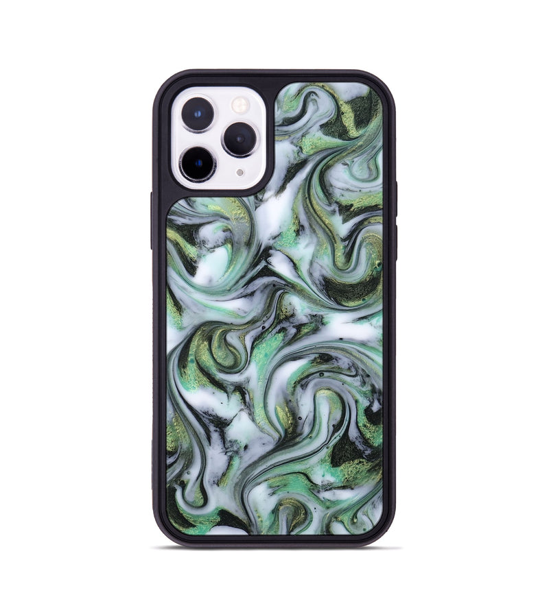 iPhone 11 Pro ResinArt Phone Case - Justine (Green, 815528)