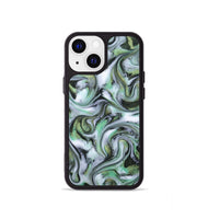 iPhone 13 mini ResinArt Phone Case - Justine (Green, 815528)