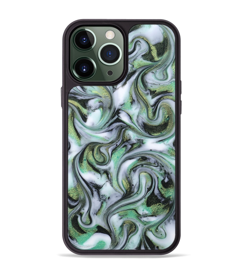 iPhone 13 Pro Max ResinArt Phone Case - Justine (Green, 815528)