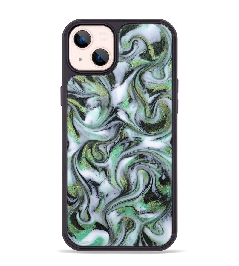 iPhone 14 Plus ResinArt Phone Case - Justine (Green, 815528)