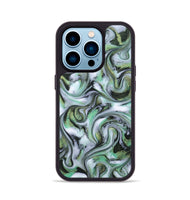iPhone 14 Pro ResinArt Phone Case - Justine (Green, 815528)
