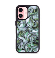 iPhone 16 ResinArt Phone Case - Justine (Green, 815528)