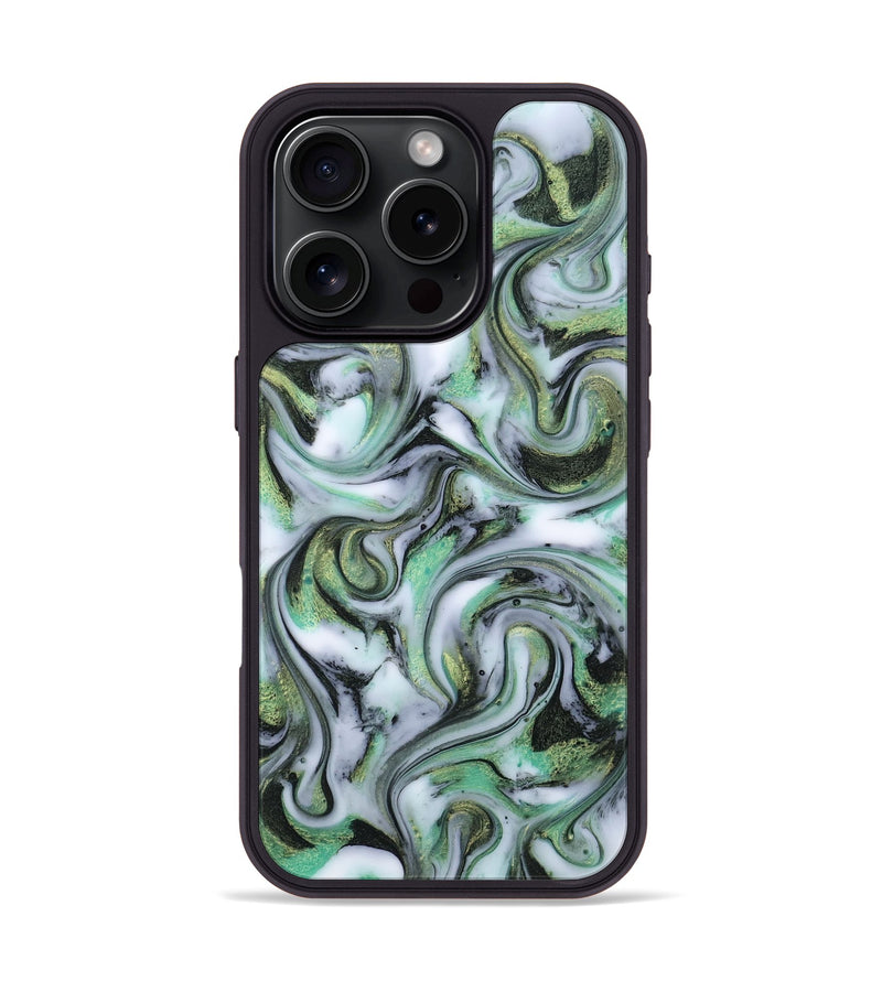 iPhone 16 Pro ResinArt Phone Case - Justine (Green, 815528)