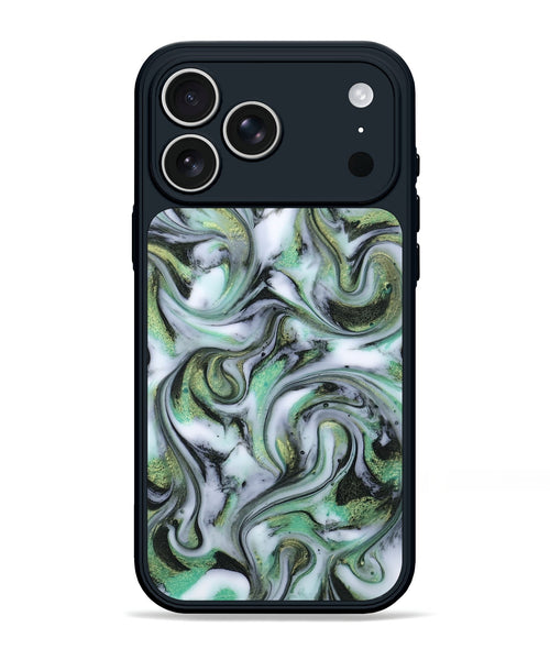 iPhone 17 Pro Max ResinArt Phone Case - Justine (Green, 815528)