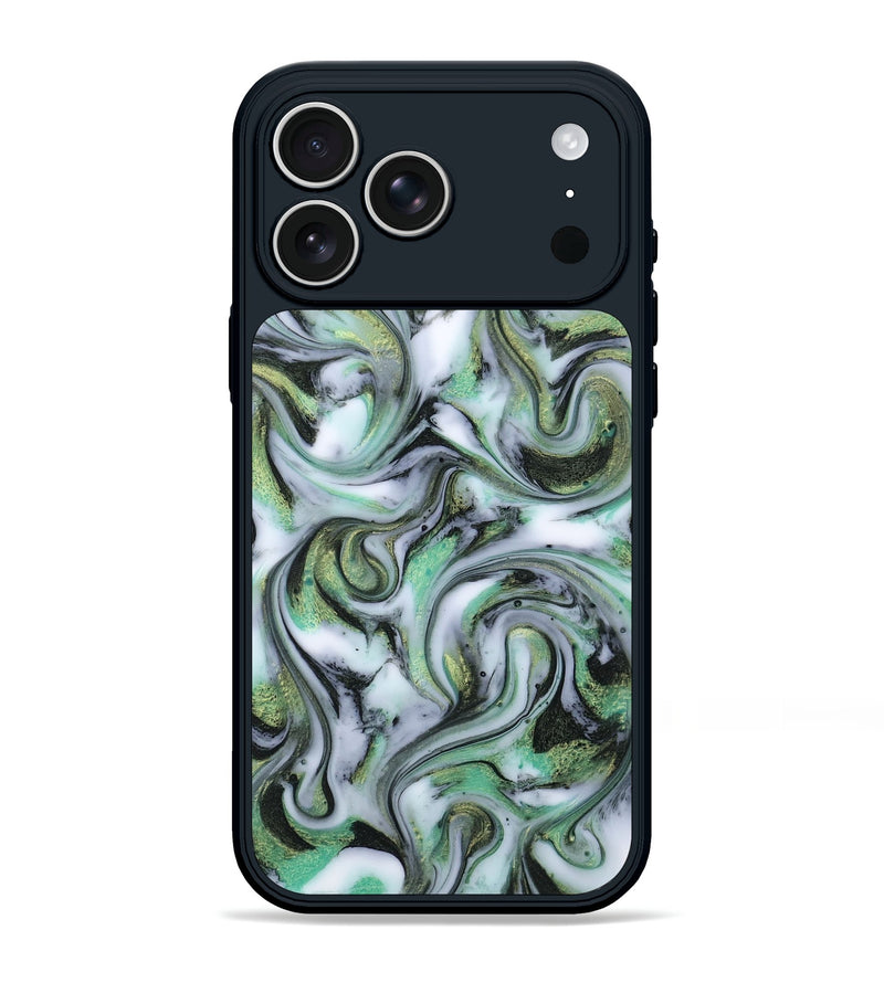 iPhone 17 Pro Max ResinArt Phone Case - Justine (Green, 815528)