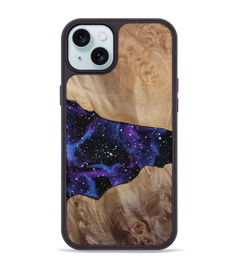iPhone 15 Plus Wood Phone Case - Areli (Cosmos, 815559)