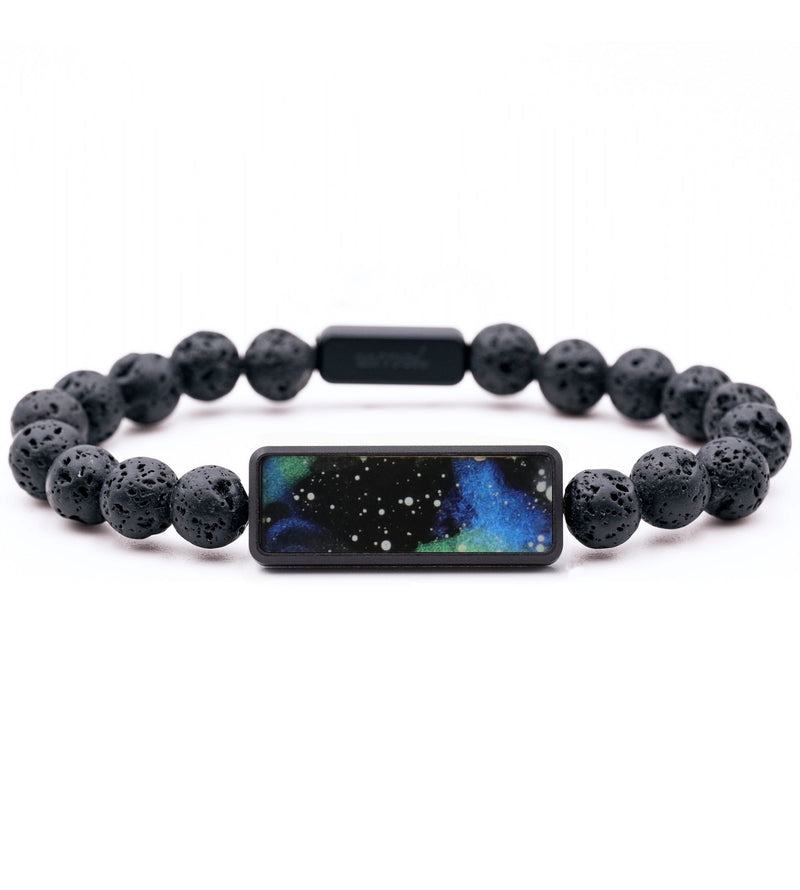 Lava Bead ResinArt Bracelet - Roderick (Cosmos, 815584)