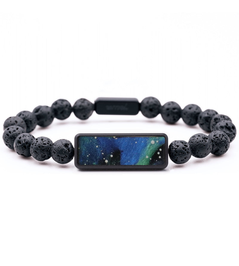 Lava Bead ResinArt Bracelet - Latisha (Cosmos, 815587)