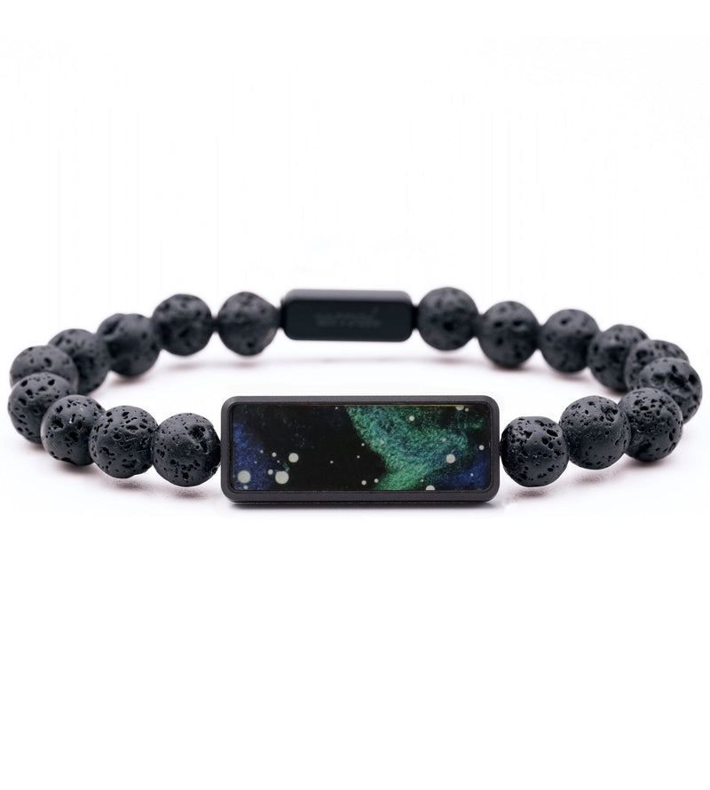 Lava Bead ResinArt Bracelet - Darren (Cosmos, 815593)