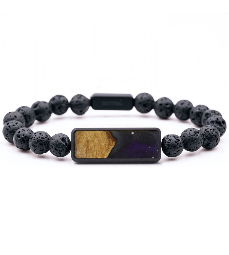 Lava Bead Wood Bracelet - River (Cosmos, 815601)