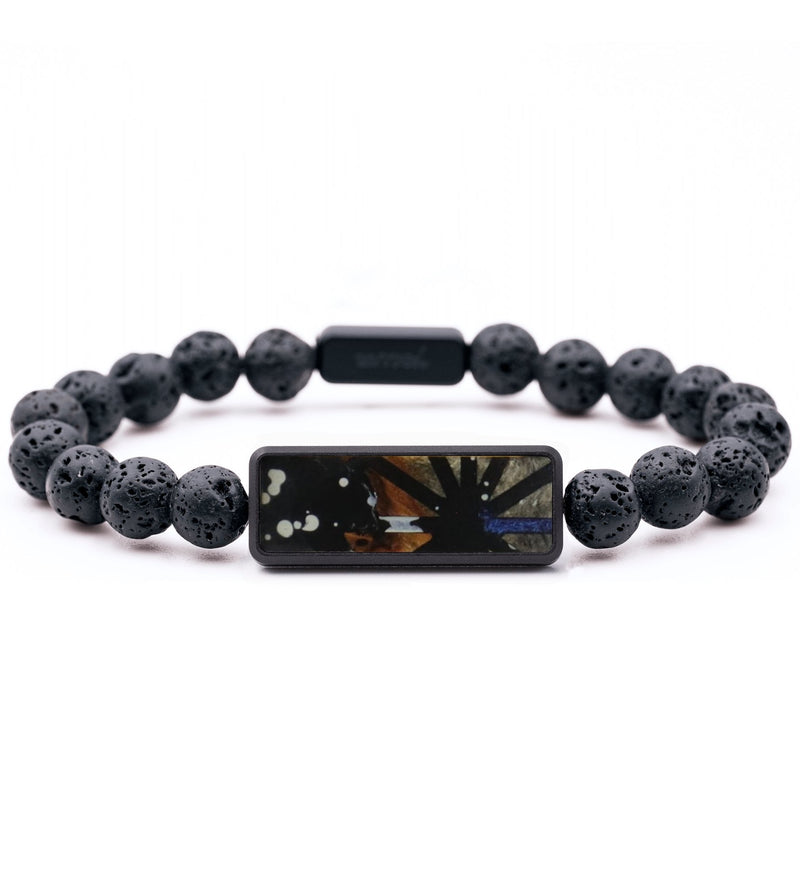 Lava Bead Wood Bracelet - Angelina (Cosmos, 815603)