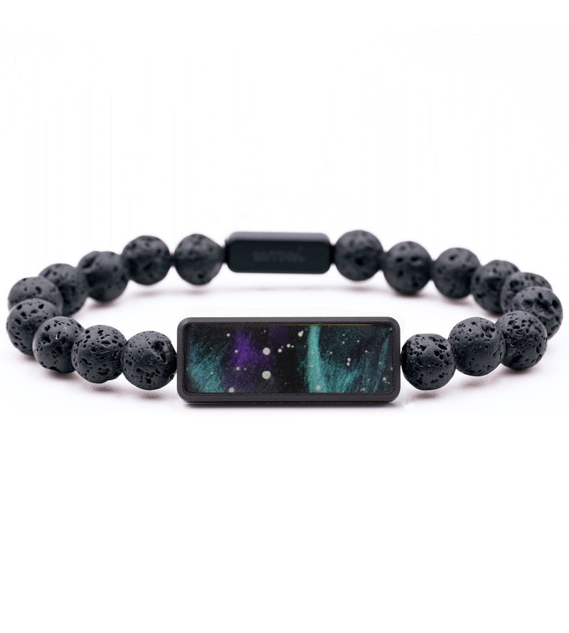 Lava Bead ResinArt Bracelet - Shane (Cosmos, 815607)