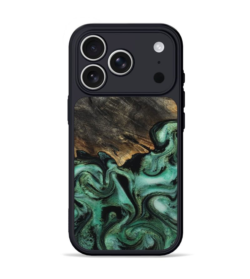 iPhone 17 Pro Wood Phone Case - Devan (Green, 815657)